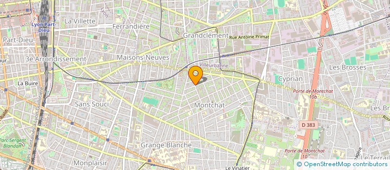 localisation de l'entreprise MADAME ANASZTAZIA DE-NAGY-BUDAN-ROZAIN  LYON 3EME