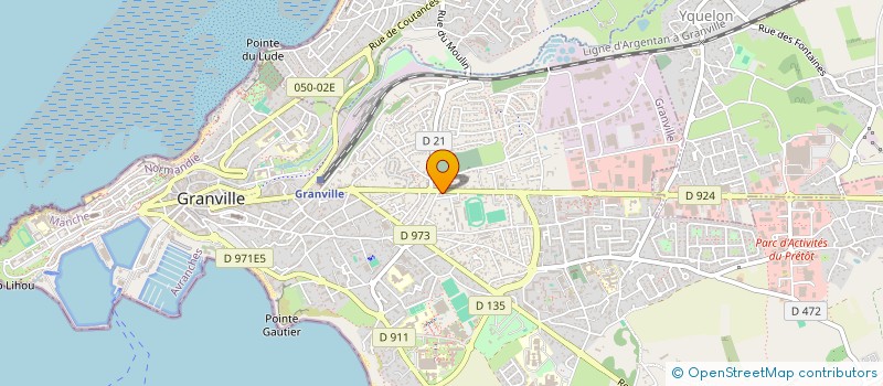 localisation de l'entreprise MADAME ANATHALIE DUGRAIS  GRANVILLE