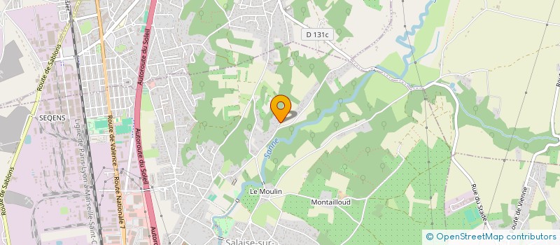 localisation de l'entreprise MADAME ANATUREZA SOUZA SERRA  SALAISE-SUR-SANNE