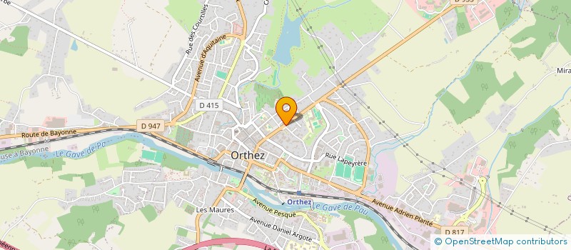 localisation de l'entreprise MADAME ANAYA LEPRETRE  ORTHEZ