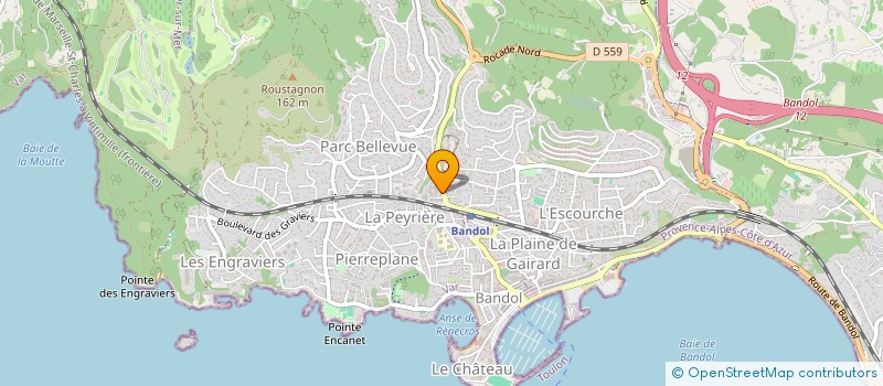 localisation de l'entreprise MADAME ANCA CENTIU  BANDOL