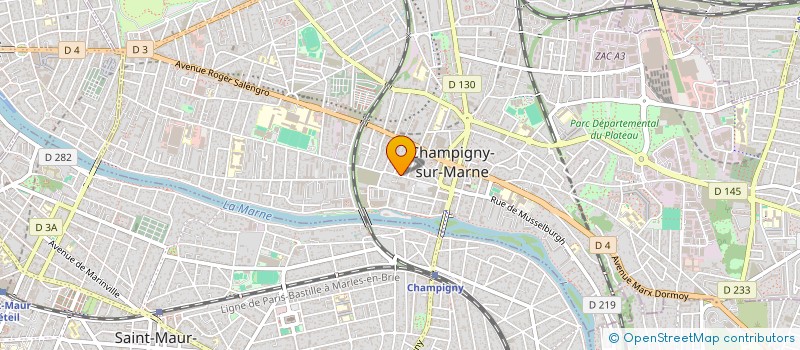 localisation de l'entreprise MADAME ANCA GEORGESCU à CHAMPIGNY-SUR-MARNE
