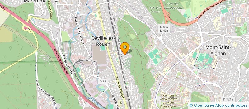 localisation de l'entreprise MADAME ANCA HOTA  DEVILLE-LES-ROUEN