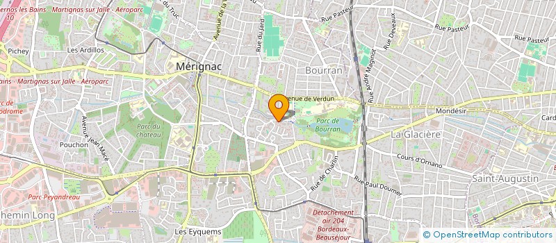 localisation de l'entreprise MADAME ANCA-LAURA PARASCHIVU  MERIGNAC