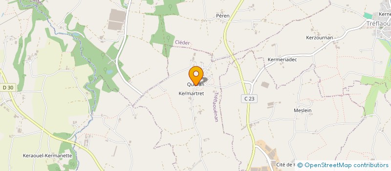 localisation de l'entreprise MADAME ANCA MORARU  TREFLAOUENAN