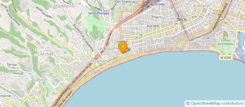 localisation de l'entreprise MADAME ANCA OPRIS  NICE