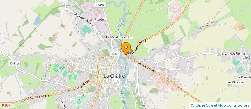 localisation de l'entreprise MADAME ANCA SERBAN à LA CHATRE