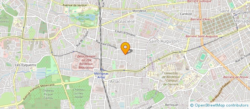 localisation de l'entreprise MADAME ANCA SILVANA CRACIUN  MERIGNAC