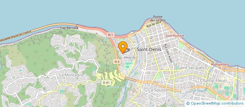 localisation de l'entreprise MADAME ANCHOURA MOINDJIE  SAINT-DENIS