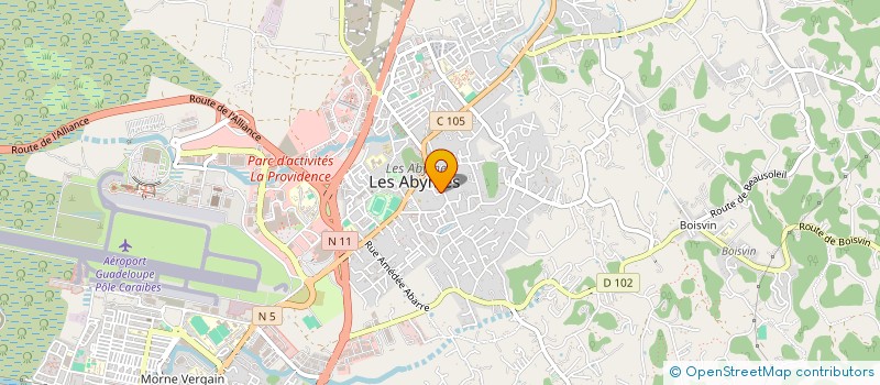 localisation de l'entreprise MADAME ANCIA CHARLES à LES ABYMES