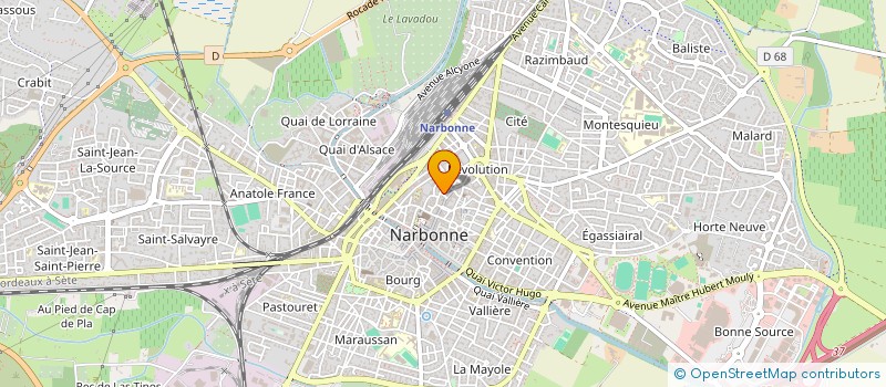 localisation de l'entreprise MADAME ANDERS PALMQUIST  NARBONNE