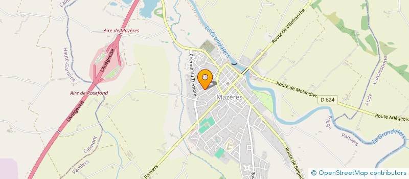 localisation de l'entreprise MADAME ANDGELLINA KAROSSI à MAZERES