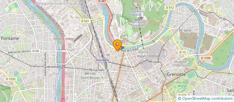 localisation de l'entreprise MADAME ANDIA HASHEMIZADEH  GRENOBLE