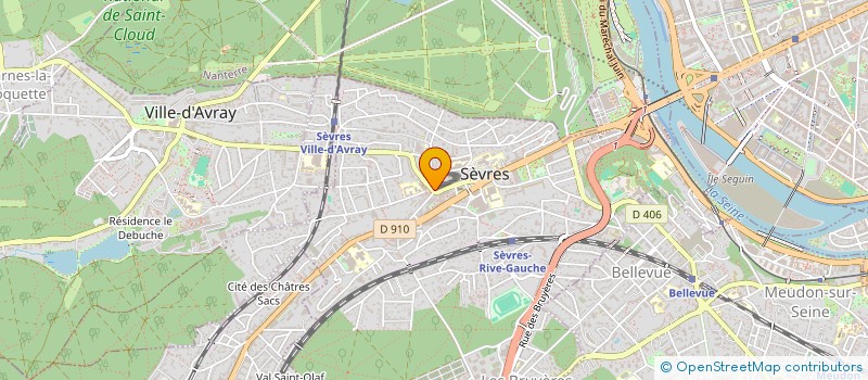 localisation de l'entreprise MADAME ANDJELA DJORDJEVIC à SEVRES