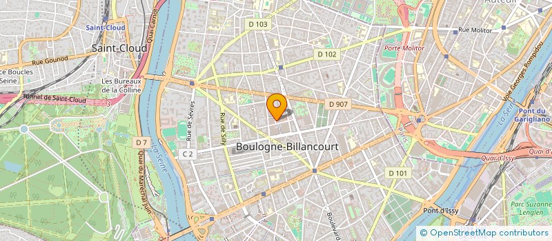 localisation de l'entreprise MADAME ANDJELA DRAGUTINOVIC à BOULOGNE-BILLANCOURT