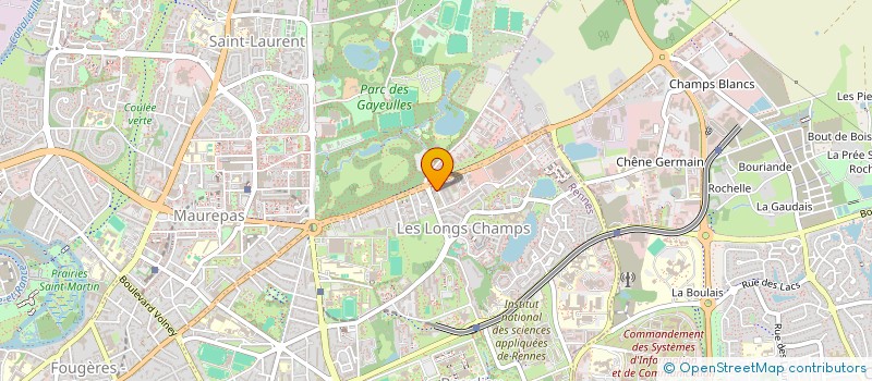 localisation de l'entreprise MADAME ANDJELKA KNEZEVIC  RENNES