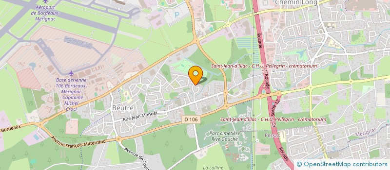 localisation de l'entreprise MADAME ANDO RAMAROSON  MERIGNAC