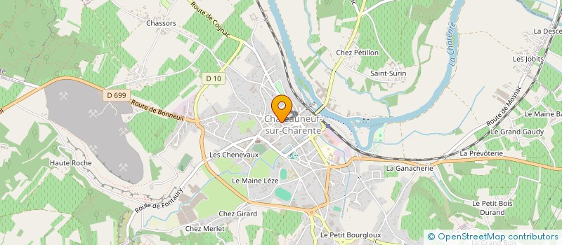 localisation de l'entreprise MADAME ANDRA UNGUREANU à CHATEAUNEUF-SUR-CHARENTE