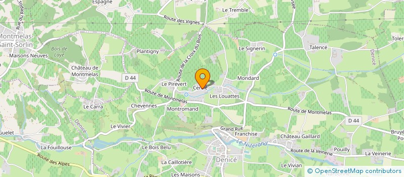 localisation de l'entreprise MADAME ANDRE BENAY à DENICE