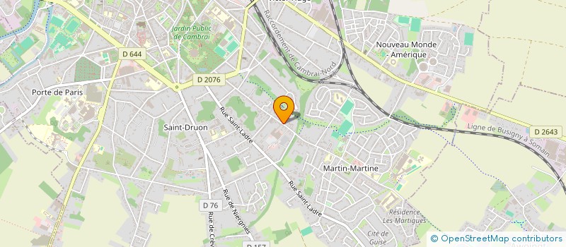 localisation de l'entreprise MADAME ANDRE BILBAUT  CAMBRAI