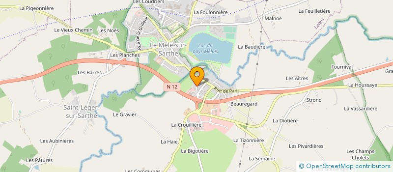 localisation de l'entreprise MADAME ANDRE GILBERT à SAINT-JULIEN-SUR-SARTHE