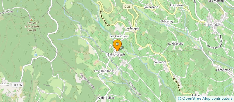 localisation de l'entreprise MADAME ANDRE LATHUILLERE  VILLIE MORGON