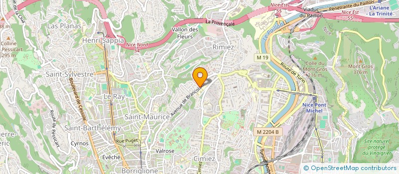 localisation de l'entreprise MADAME ANDRE LAVIGNE à NICE