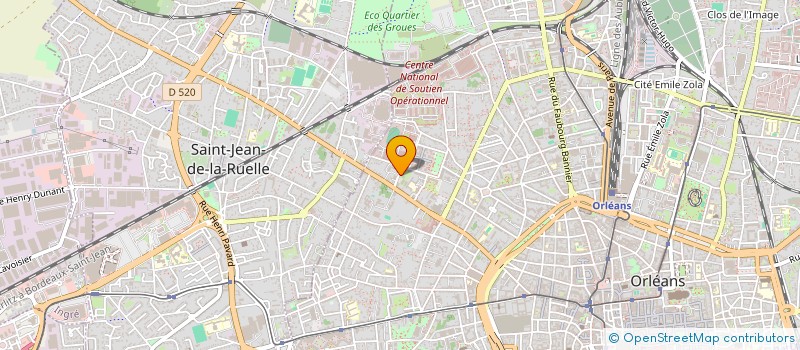 localisation de l'entreprise MADAME ANDREA AFONSO à ORLEANS