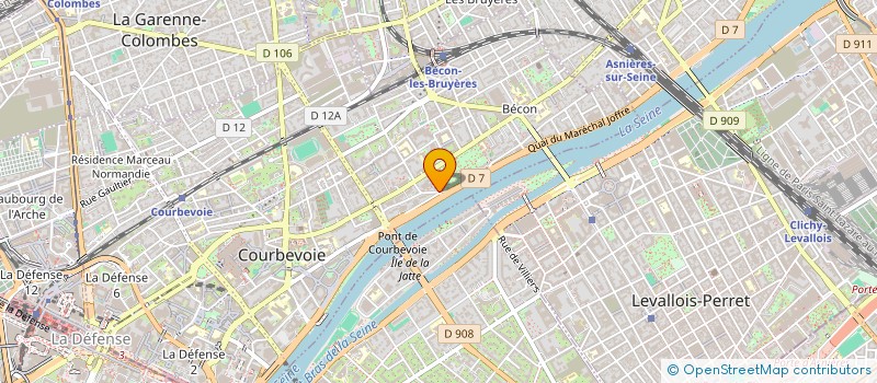 localisation de l'entreprise MADAME ANDREA ANSTETT à COURBEVOIE