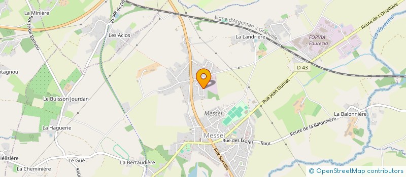 localisation de l'entreprise MADAME ANDREA AUVRAY  MESSEI