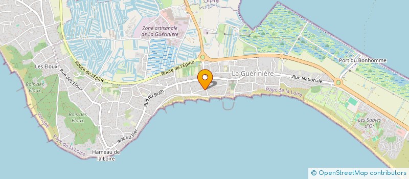 localisation de l'entreprise MADAME ANDREA AYRINHAC  LA GUERINIERE