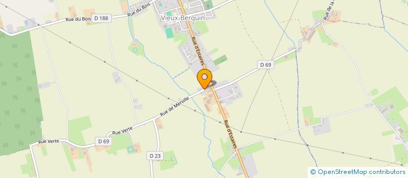 localisation de l'entreprise MADAME ANDREA BACQUELE  VIEUX-BERQUIN