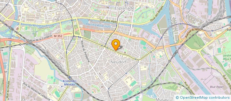 localisation de l'entreprise MADAME ANDREA BAGLIONE à STRASBOURG