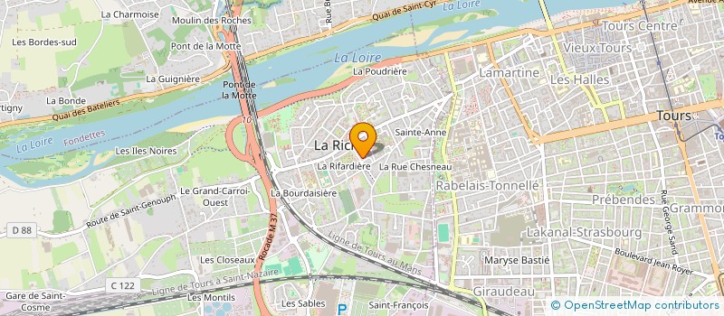 localisation de l'entreprise MADAME ANDREA BARBOTTIN  LA RICHE