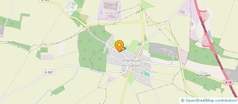 localisation de l'entreprise MADAME ANDREA BARROS PEREIRA  VILLENEUVE-LES-SABLONS