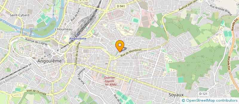 localisation de l'entreprise MADAME ANDREA BAUDRY à ANGOULEME