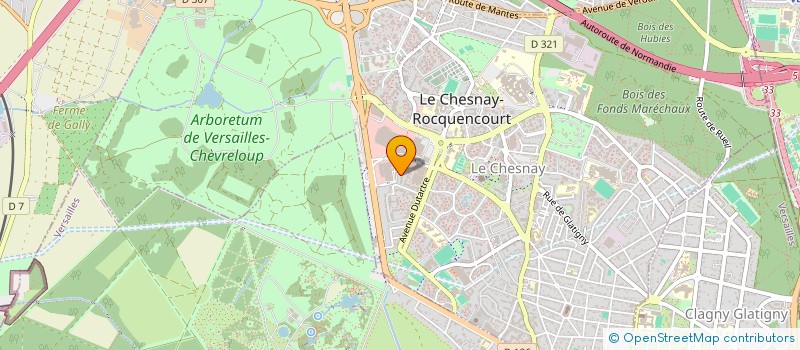 localisation de l'entreprise MADAME ANDREA BEIGEAUD  LE CHESNAY-ROCQUENCOURT