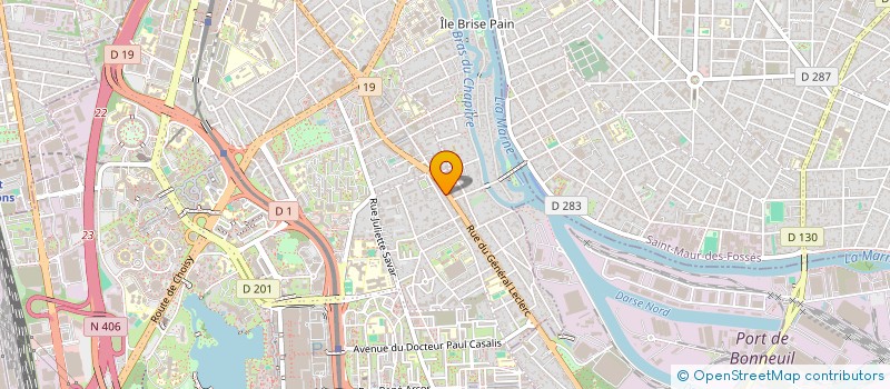 localisation de l'entreprise MADAME ANDREA BEN SOUSSAN  CRETEIL