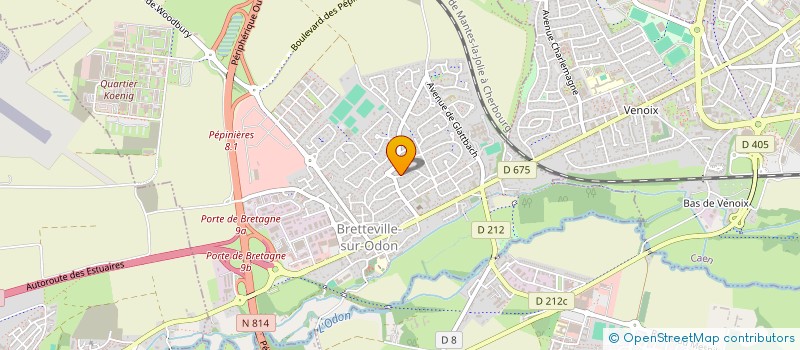 localisation de l'entreprise MADAME ANDREA BERNADAS  BRETTEVILLE-SUR-ODON