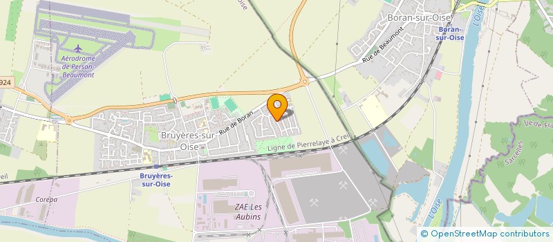 localisation de l'entreprise MADAME ANDREA BERNET  BRUYERES-SUR-OISE