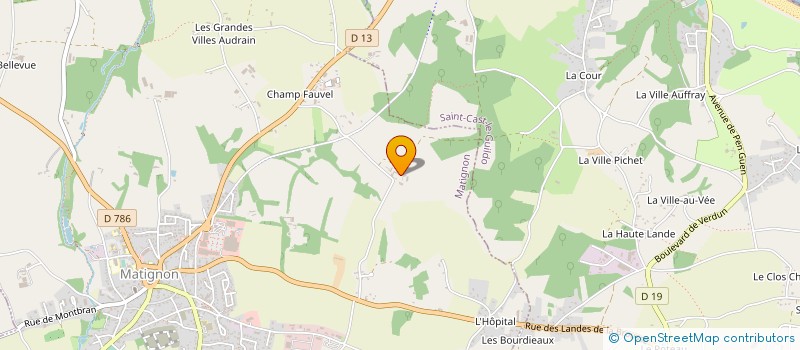 localisation de l'entreprise MADAME ANDREA BESNOUX  MATIGNON