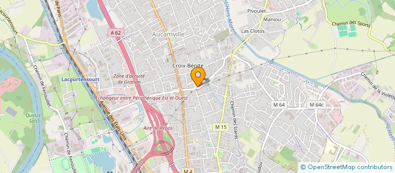 localisation de l'entreprise MADAME ANDREA BESSET à TOULOUSE