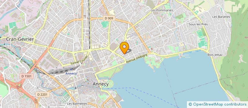 localisation de l'entreprise MADAME ANDREA BOUARD  ANNECY