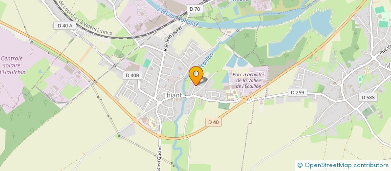 localisation de l'entreprise MADAME ANDREA BOUCLY  THIANT