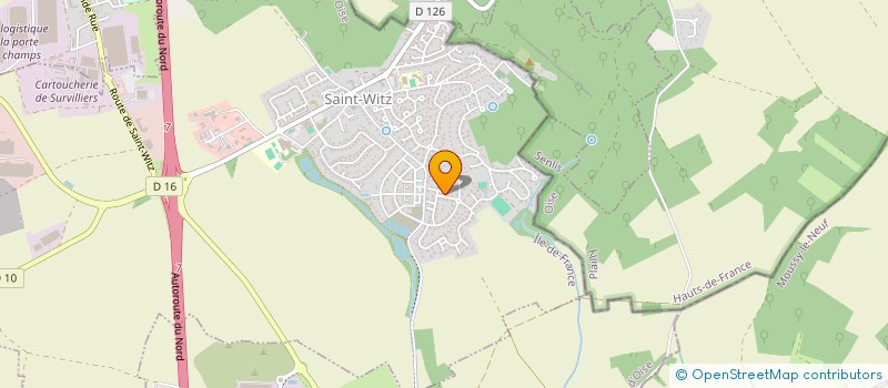 localisation de l'entreprise MADAME ANDREA BOUGES  SAINT-WITZ