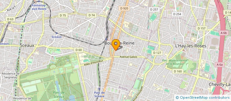 localisation de l'entreprise MADAME ANDREA BOURDEL à BOURG-LA-REINE