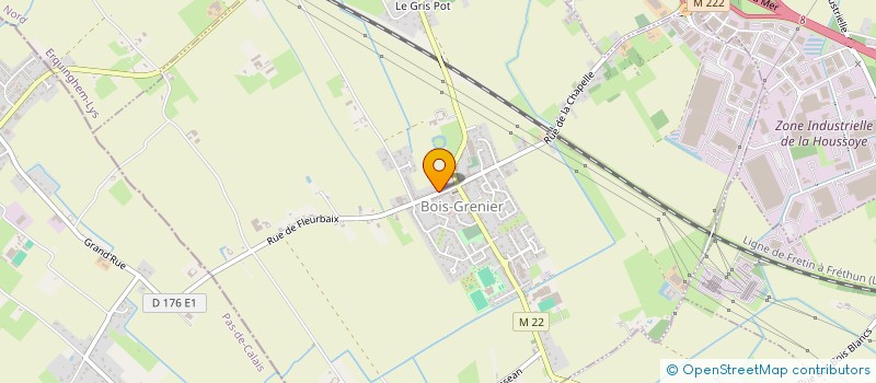 localisation de l'entreprise MADAME ANDREA BROUTIN  BOIS-GRENIER