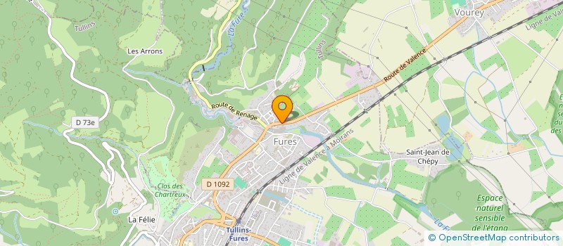 localisation de l'entreprise MADAME ANDREA BRUCOLI  TULLINS