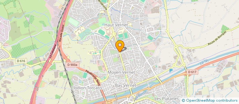 localisation de l'entreprise MADAME ANDREA CALVI  PERPIGNAN