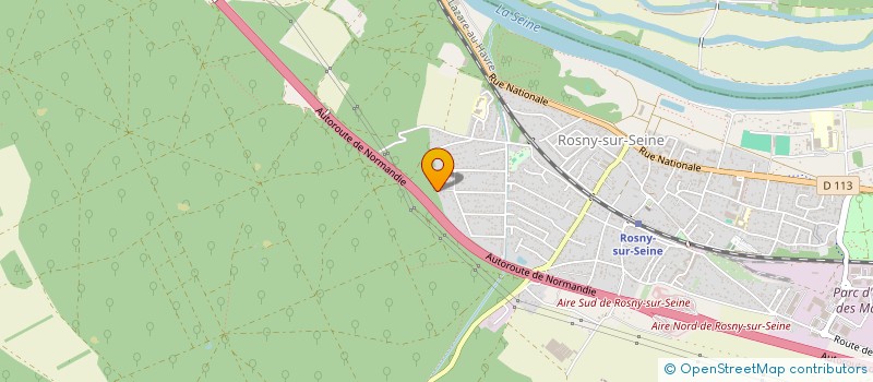 localisation de l'entreprise MADAME ANDREA CARDOSO  ROSNY-SUR-SEINE